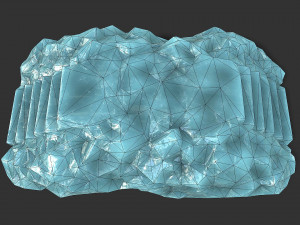 Stairs stone staircase 11 Model 3D