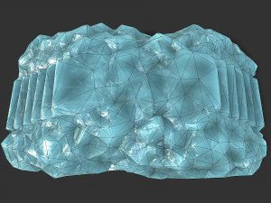 Stairs stone staircase 11 3D Model