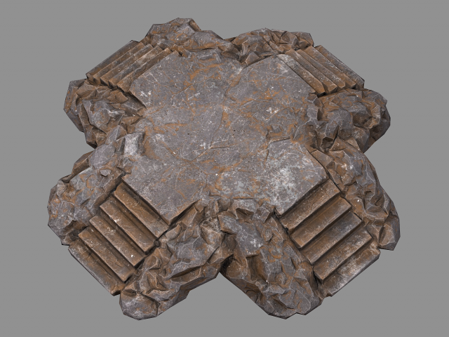 Staris Rock 01 3Dモデル .c4d .max .obj .3ds .fbx .stl .blend