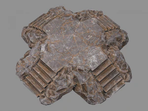 Staris Rock 01 3D Model