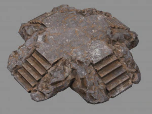 Staris Rock 01 3D Model