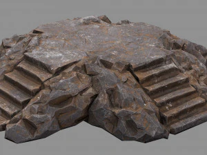 Staris Rock 01 3D Model