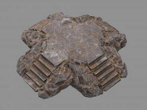 Staris Rock 01 3D Model