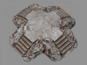 斯塔里斯摇滚 02 3D 模型