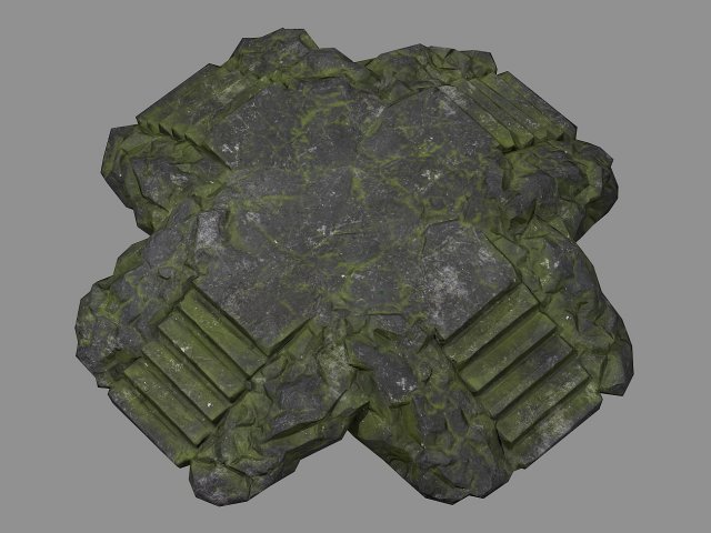 Staris Rock 06 3D Model .c4d .max .obj .3ds .fbx .stl .blend 