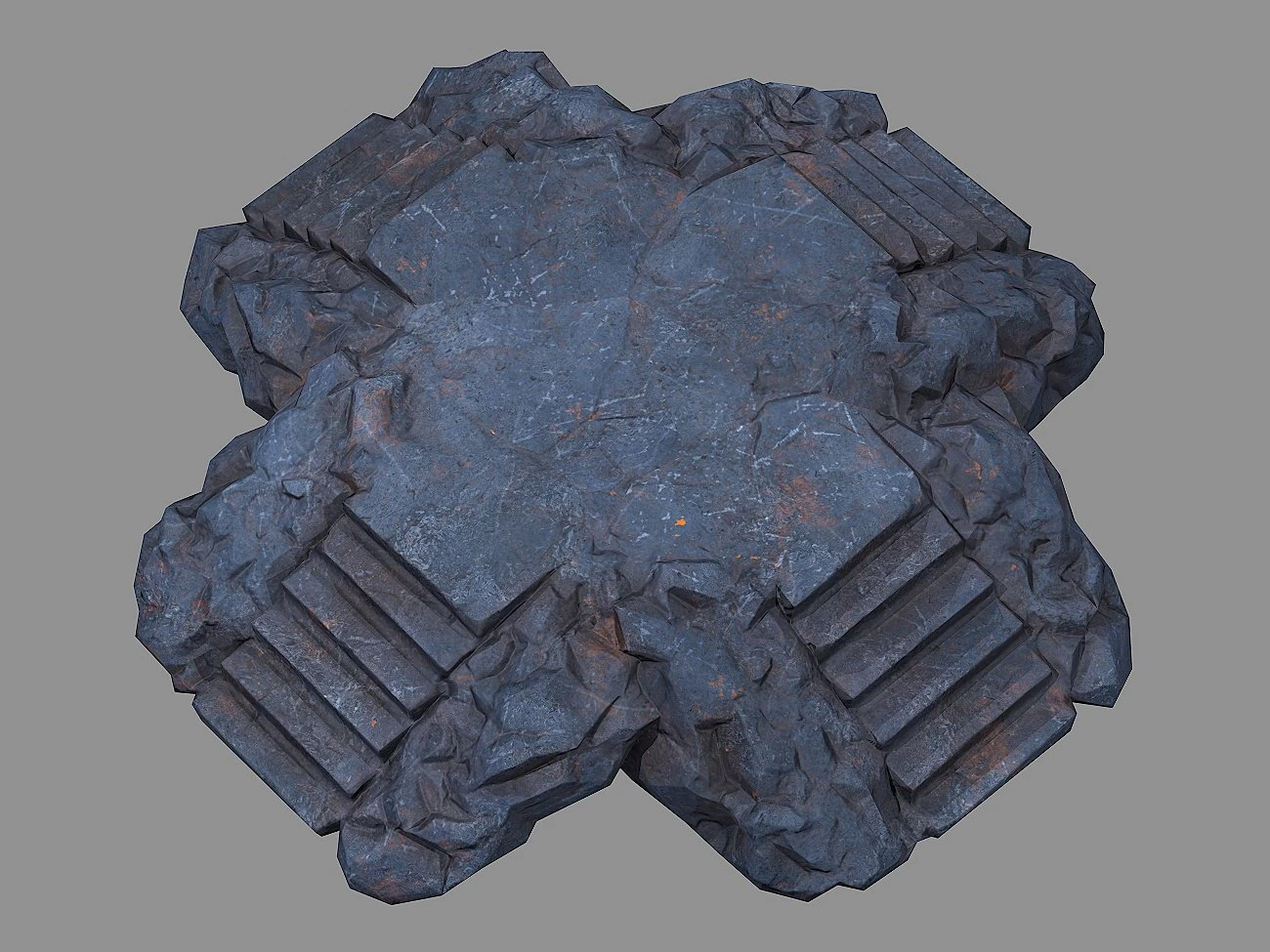 Staris Rock 07 3D Model .c4d .max .obj .3ds .fbx .stl .blend 