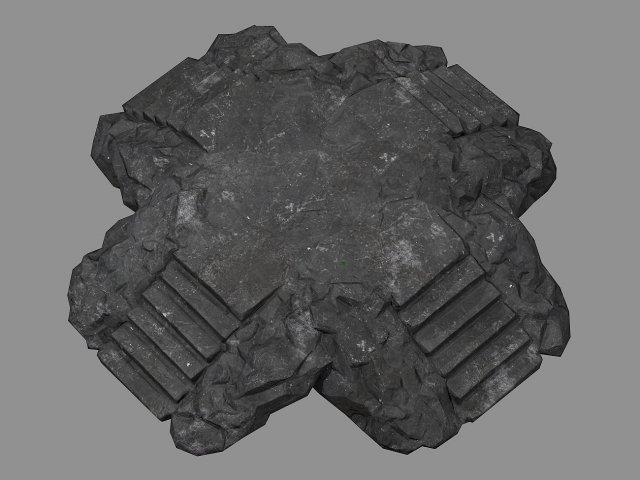 Staris Rock 08 Model 3D .c4d .max .obj .3ds .fbx .stl .blend