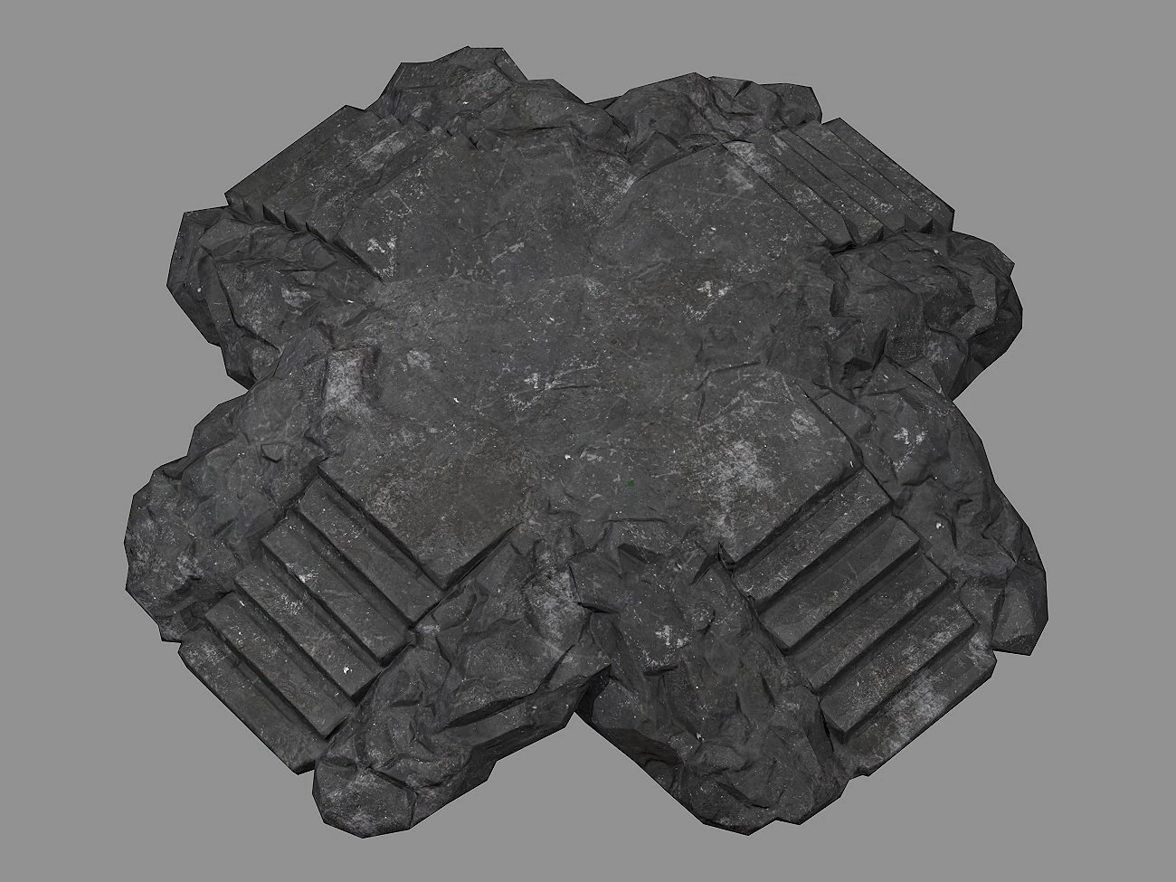 Staris Rock 08 3D Model .c4d .max .obj .3ds .fbx .stl .blend 