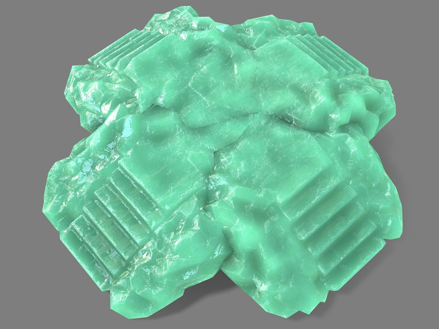 Staris Rock 09 3D Model .c4d .max .obj .3ds .fbx .stl .blend 