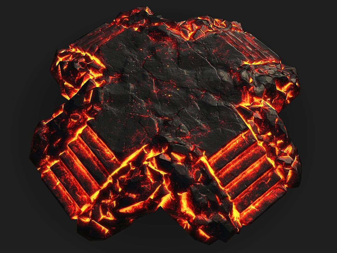 Staris Rock 13 3D Model .c4d .max .obj .3ds .fbx .stl .blend 