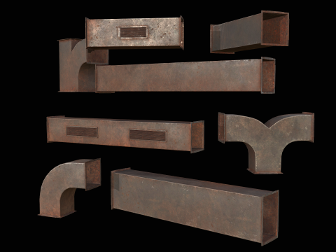 Ventilation Modular PBR 02 Modelo 3D