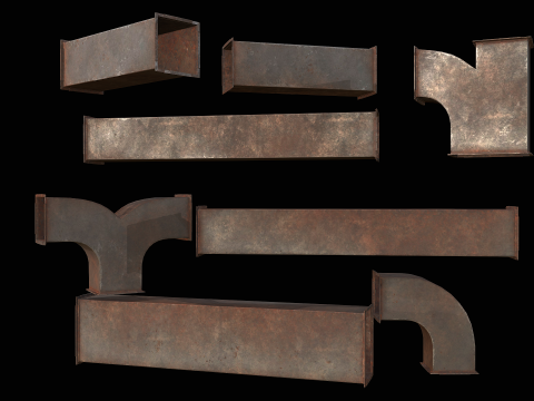Ventilation Modular PBR 02 Modelo 3D