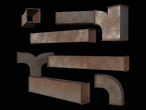 Ventilation Modular PBR 02 Modelo 3D