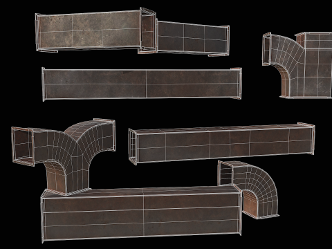 Ventilation Modular PBR 02 Modelo 3D