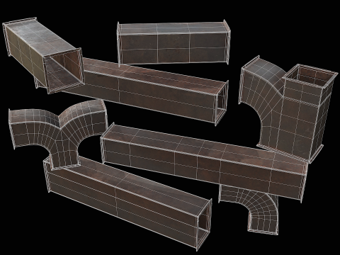 Ventilation Modular PBR 02 Modelo 3D