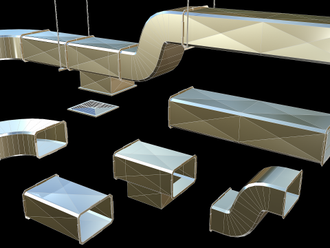 Ventilation Modular PBR 03 Modèle 3D