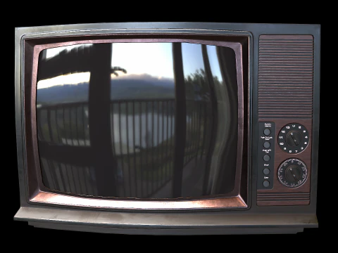 Television PBR 01 3D Model
