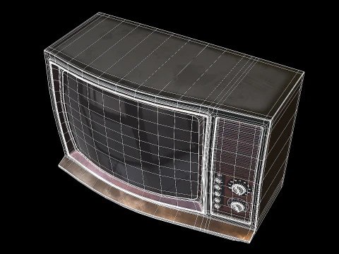 Television PBR 01 3D Model