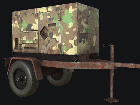 Mobile Diesel Generator 02 3D मॉडल