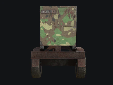 Mobile Diesel Generator 02 3D Model