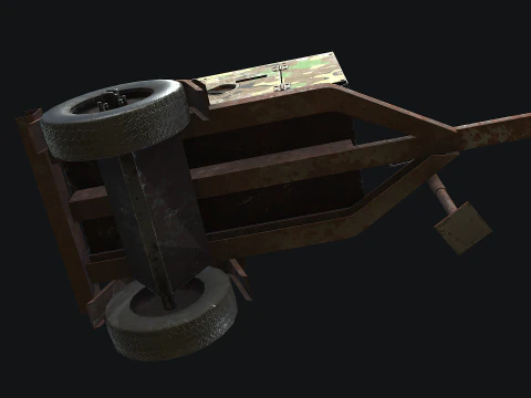 Mobile Diesel Generator 02 3D Model