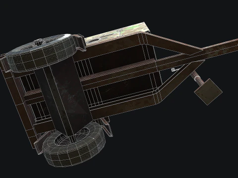 Mobile Diesel Generator 02 3D Model