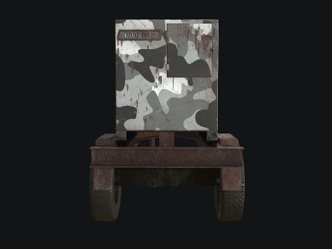 Mobile Diesel Generator 03 3Dモデル