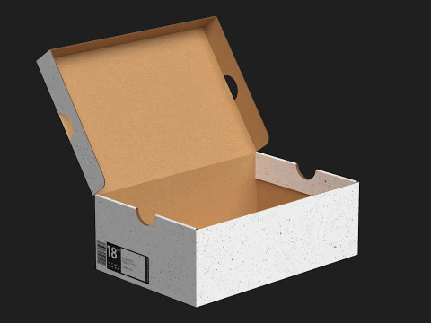 Adidas Shoe Box PBR 01 3D Model