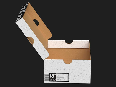 Adidas Shoe Box PBR 01 3D Model