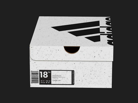 Adidas Shoe Box PBR 01 3D Model