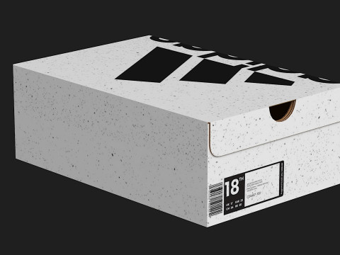 Adidas Shoe Box PBR 01 3Dモデル