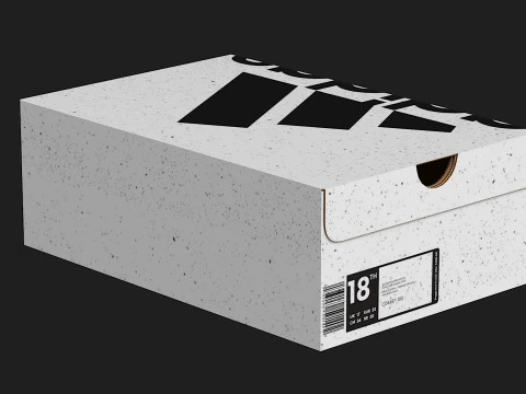 Adidas Shoe Box PBR 01 3D Model