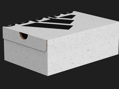 Adidas Shoe Box PBR 01 3D Model