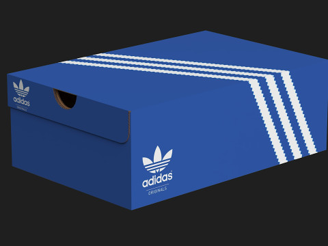 Adidas Shoe Box PBR 02 Modello 3D