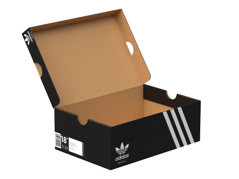 Adidas Shoe Box PBR 03 3D Model