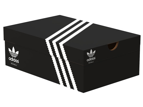 Adidas Shoe Box PBR 03 3D 모델