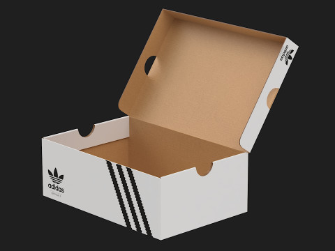 Adidas Shoe Box PBR 04 Model 3D