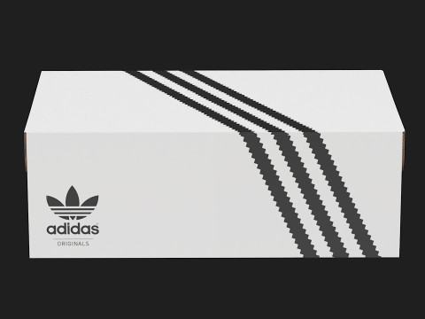 Adidas Shoe Box PBR 04 Model 3D