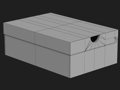 Adidas Shoe Box PBR 04 Model 3D