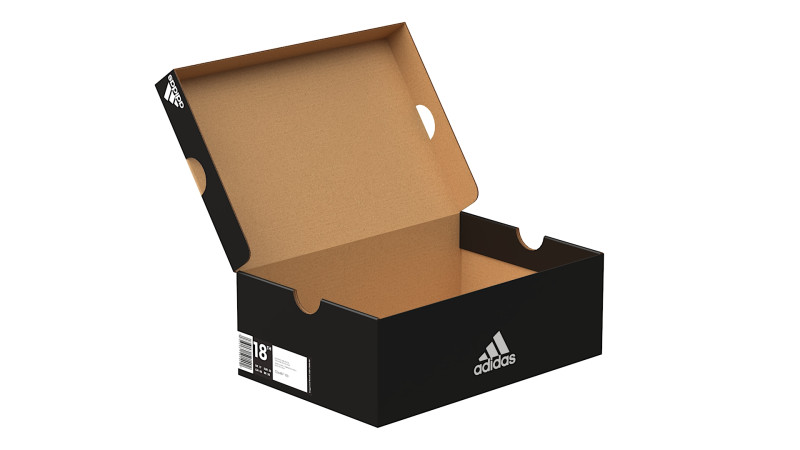 Adidas Shoe Box PBR 05 3D Модель .c4d .max .obj .3ds .fbx .stl .blend 