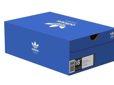 Adidas Shoe Box PBR 06 3D Model