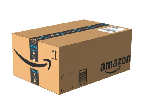 Amazon box 2K PBR 01 3D Model