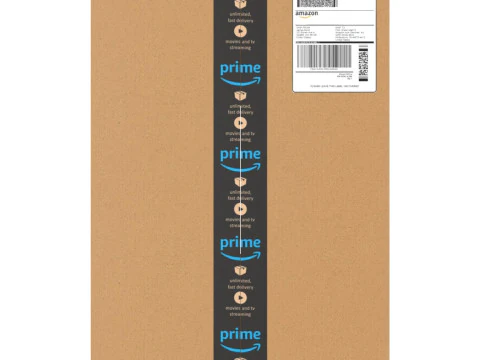 Amazon box 2K PBR 01 3D Model