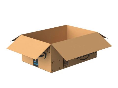 Amazon box 2K PBR 01 3D Model