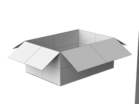 Amazon box 2K PBR 01 3D Model
