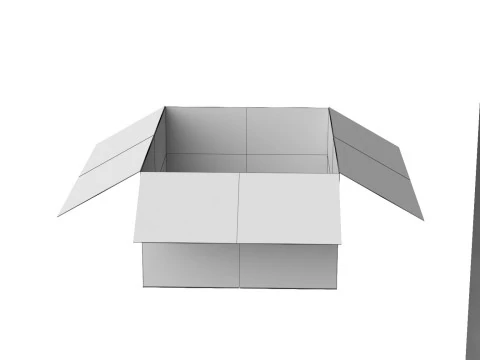 Amazon box 2K PBR 01 3D Model