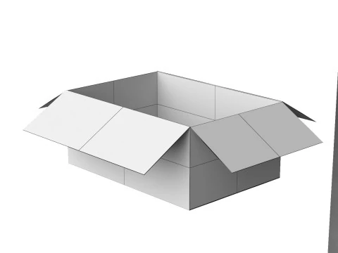 Amazon box 2K PBR 01 3D Model