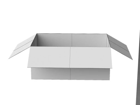 Amazon box 2K PBR 01 3D Model