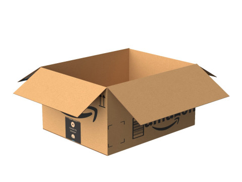 Amazon box 2J PBR 02 3D Model
