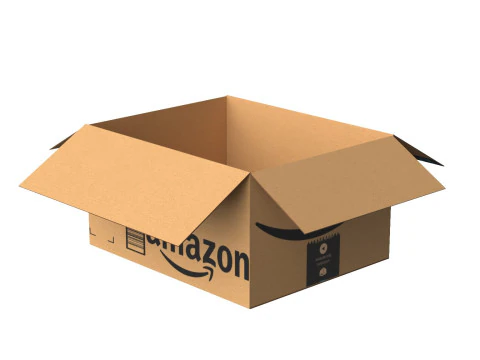 Amazon box 2J PBR 02 3D Model